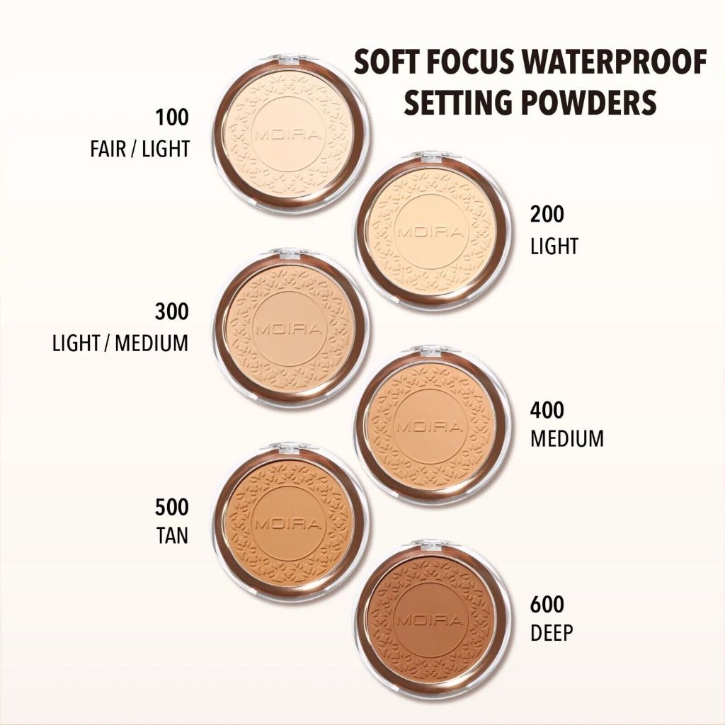 Moira Soft Focus Waterproof Setting Powder 11.5g | For a Natural Matte Finish
