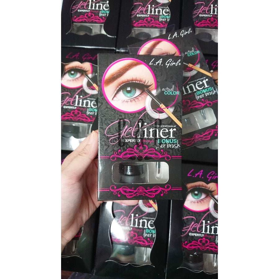 LA Girl GEL LINER KIT Eyeliner 0.2g VERY BLACK