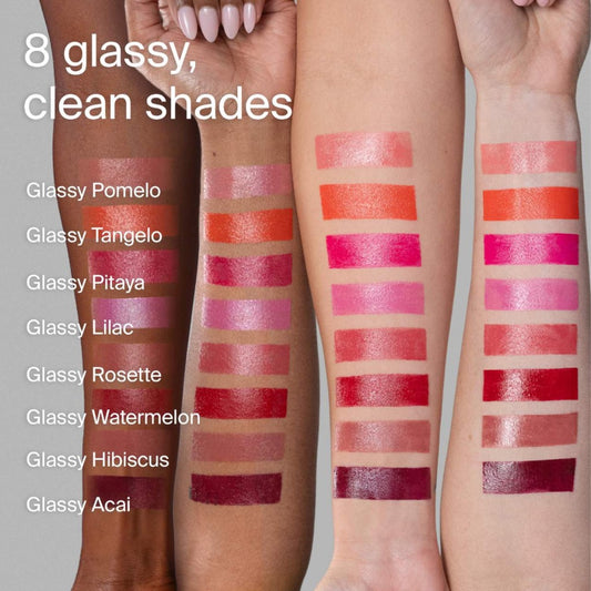 Haus Labs Color Fuse Glassy Blush Balm 5g | Lip + Cheek Blush Balm Stick