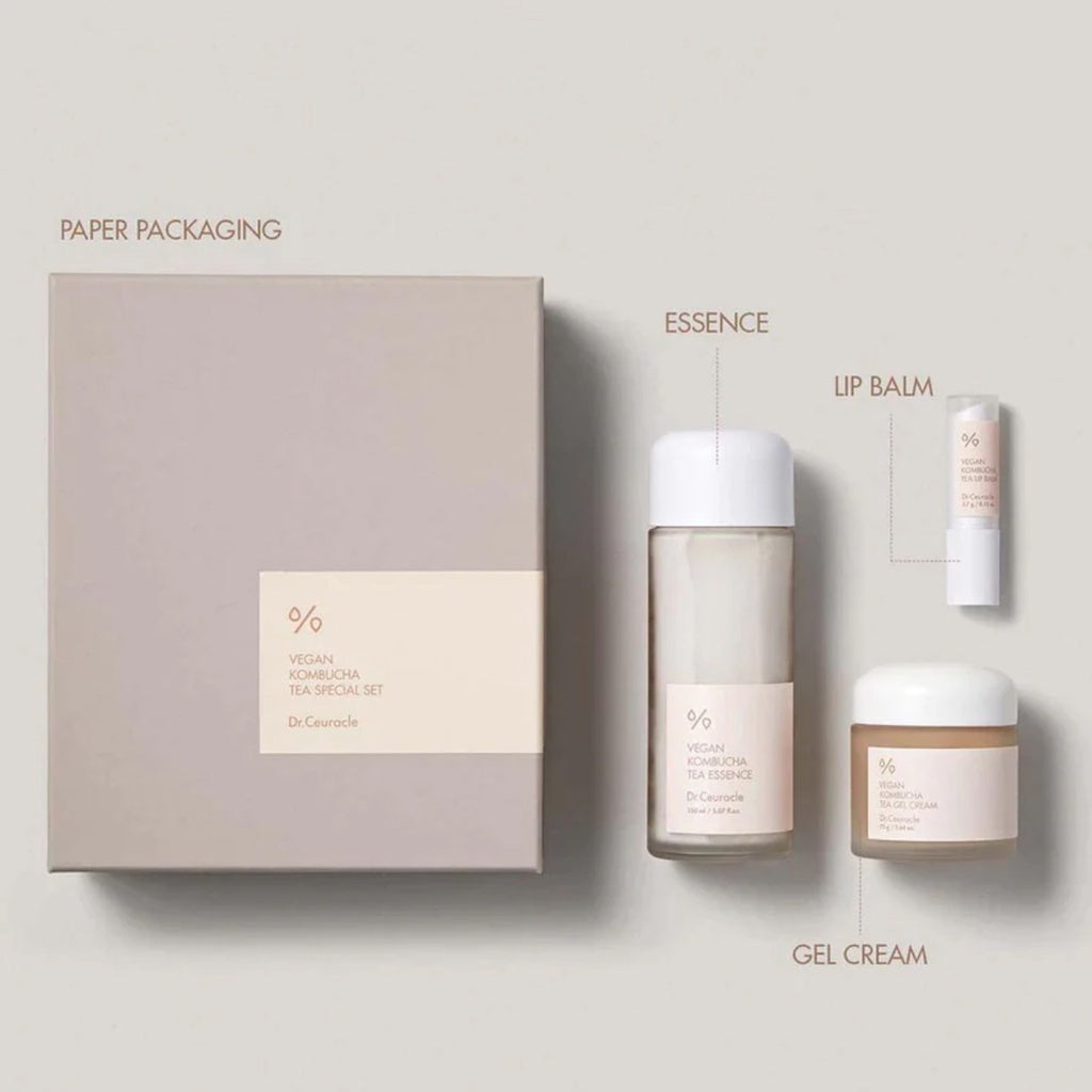 Dr Ceuracle Vegan Kombucha Special 3-pc Set | 3-pc Vegan Kombucha Line