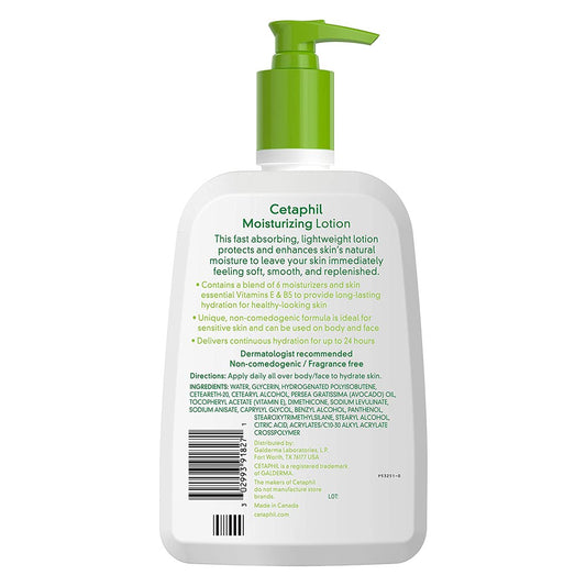 Cetaphil Moisturizing Lotion 591ml | Lightweight | All Skin Types