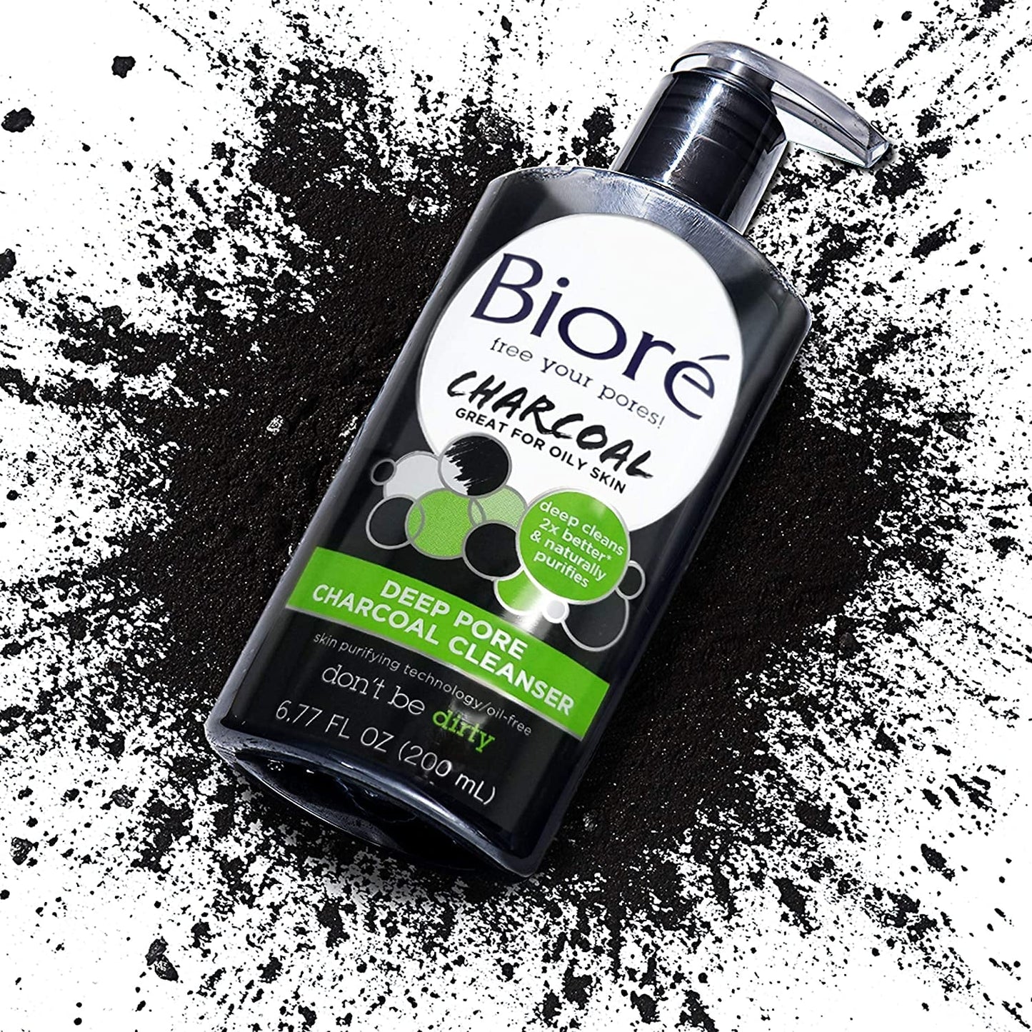 Biore Deep Pore Charcoal Cleanser 200ml