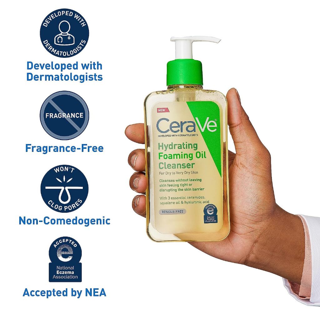 Cerave Hydrating Foaming Oil Cleanser 237ml