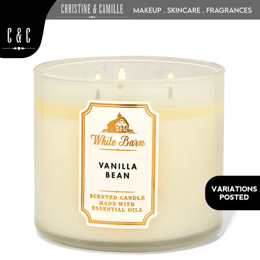Bath and Body Works 3 Wick Candle | White Barn Collection