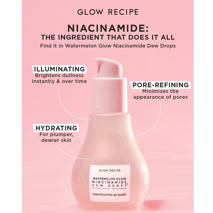 Glow Recipe Watermelon Glow Niacinamide Dew Drops | Ultimate Glow + Brightening
