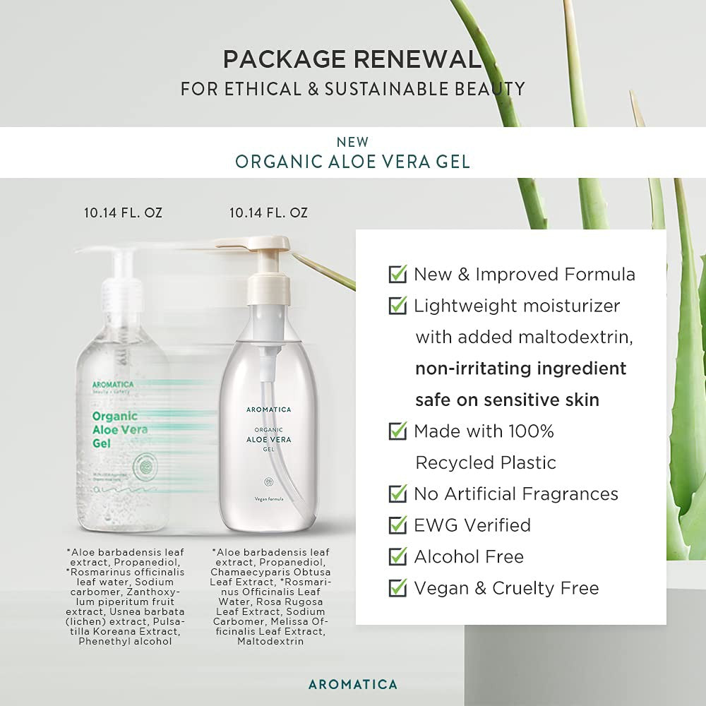 Aromatica Organic Soothing Aloe Vera Gel