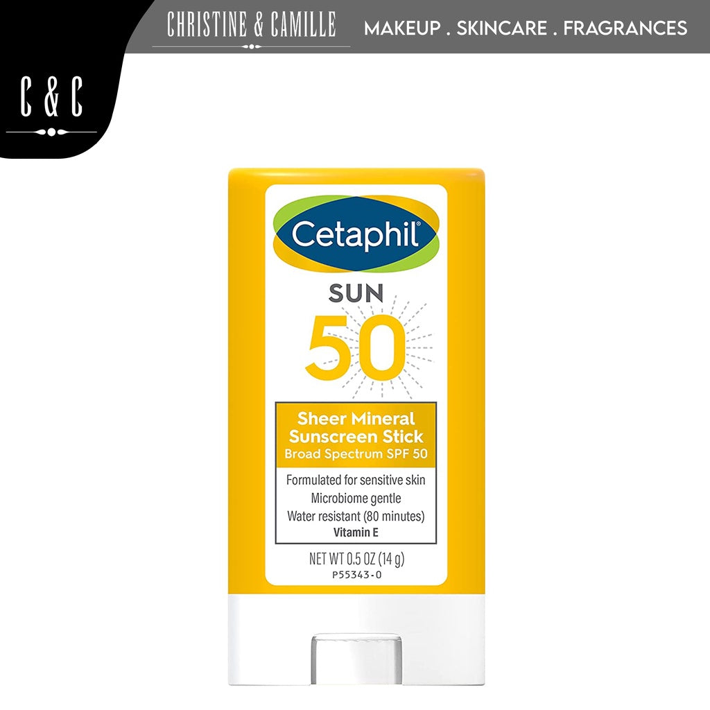 Cetaphil Sheer Mineral Sunscreen Stick SPF50 14g EXP 08.25 | Broad Spectrum SPF50