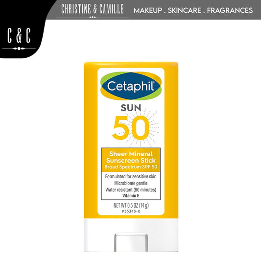 Cetaphil Sheer Mineral Sunscreen Stick SPF50 14g EXP 08.25 | Broad Spectrum SPF50