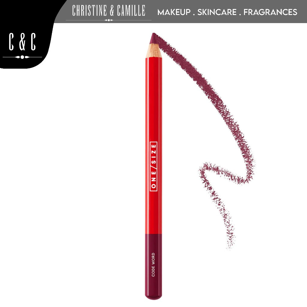 One Size Lip Snatcher Waterproof Precision Lip Filler CODE WORD | Soft Matte Finish Lip Liner