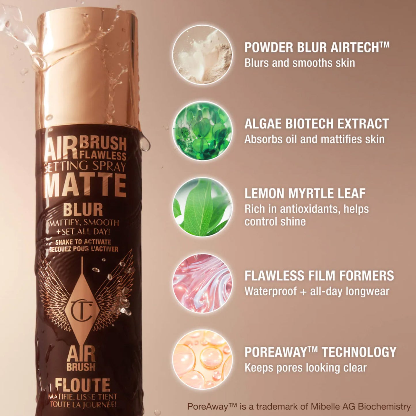 Charlotte Tilbury Airbrush Flawless Matte Setting Spray 34ml