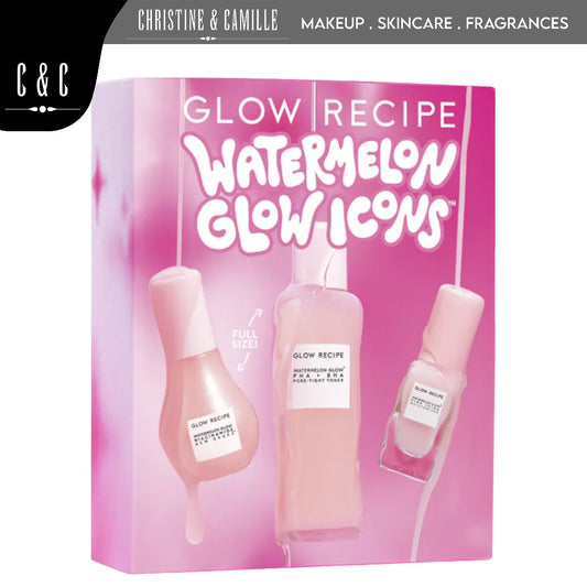 Glow Recipe Watermelon Glow Icons | 3-Pc Serum Toner Moisturizing Lotion