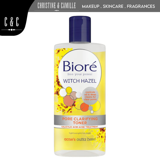 Biore Witch Hazel Pore Clarifying Toner 236ml | Salicylic Acid Acne Toner