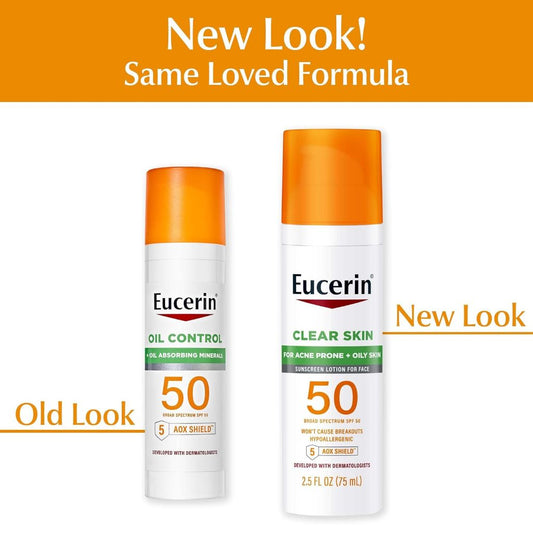 Eucerin Oil Control Sunscreen SPF50 75ml EXP 07.25 | For Oily & Acne Prone Skin