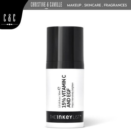 The Inkey List 15% Vitamin C and EGF 30ml | Intensively Brighten and Regenerate Skin