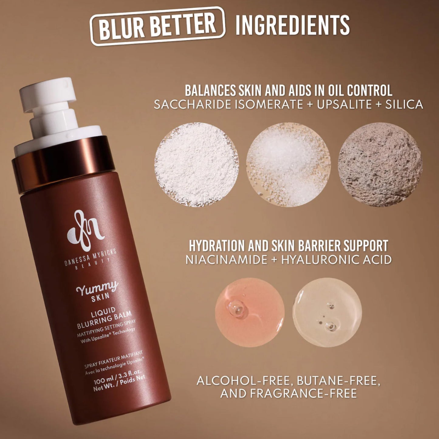 Danessa Myricks Yummy Skin Liquid Blurring Balm Setting Spray 100ml