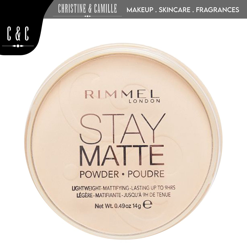 Rimmel Stay Matte Pressed Powder 14g | Lightweight & Mattifying