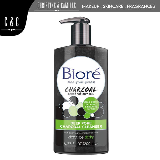 Biore Deep Pore Charcoal Cleanser 200ml