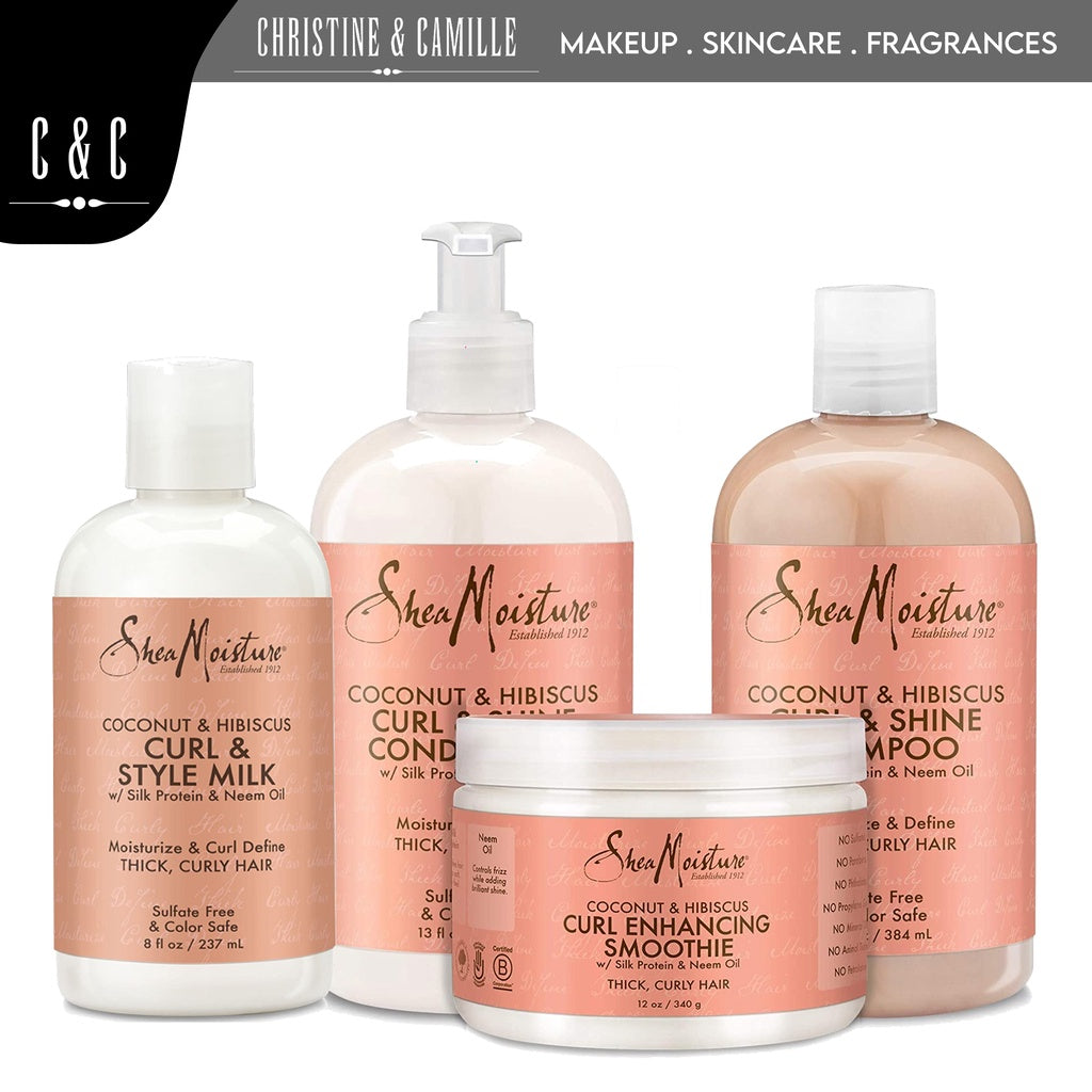 Shea Moisture Curl and Shine - COCONUT and Hibiscus 13oz | Thick & Curly Hair