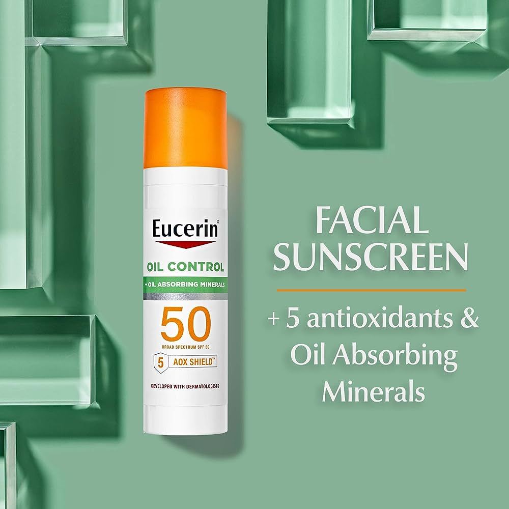 Eucerin Oil Control Sunscreen SPF50 75ml EXP 07.25 | For Oily & Acne Prone Skin