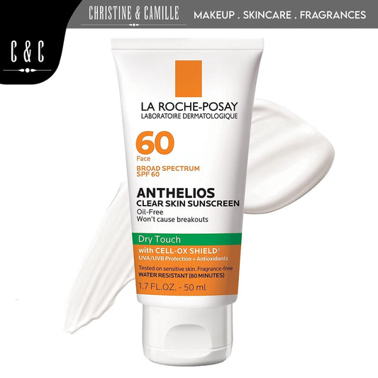 La Roche Posay Anthelios Clear Skin Dry Touch SPF60 50ml EXP 11.26 | Best for Acne-Prone Skin