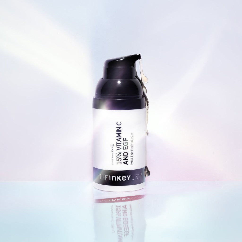 The Inkey List 15% Vitamin C and EGF 30ml | Intensively Brighten and Regenerate Skin