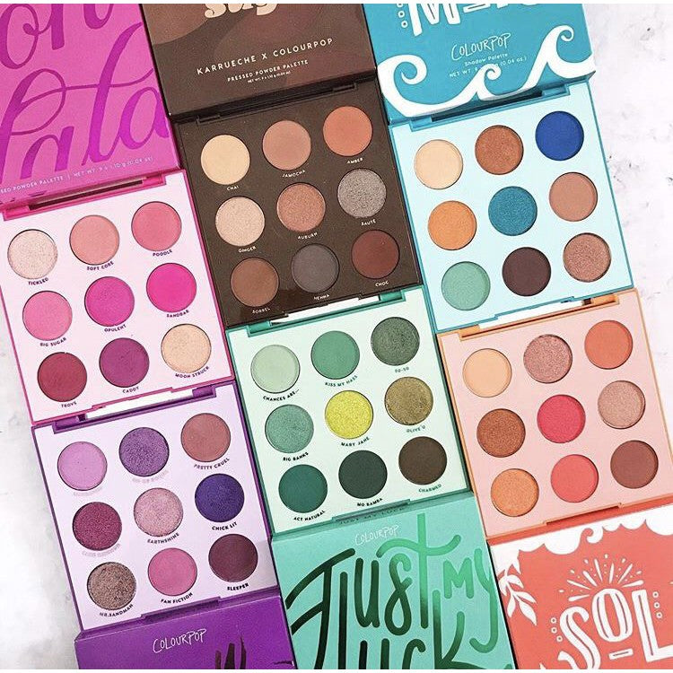 Colourpop 9 Pan Pressed Eyeshadow Palette