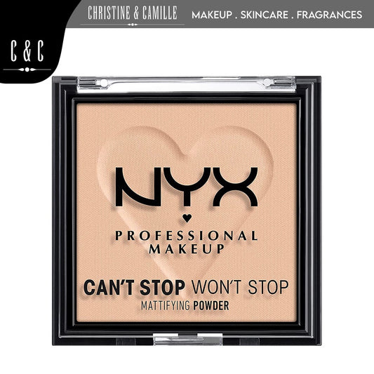 NYX Cant Stop Wont Stop Mattifying Pressed Powder 6g