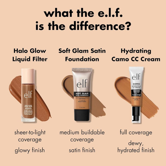 ELF Soft Glam Satin Foundation 30ml