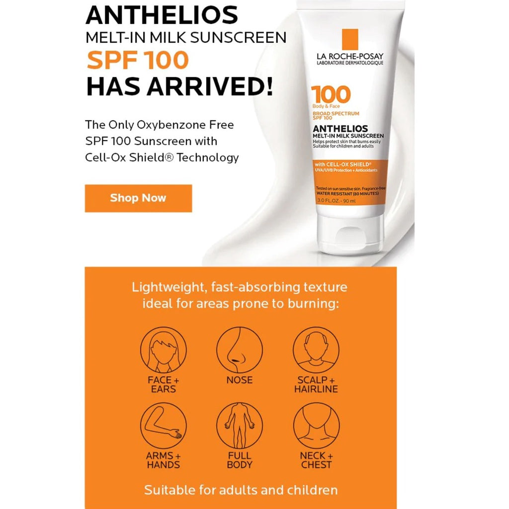 La Roche Posay Anthelios Melt In Sunscreen  | For Face & Body
