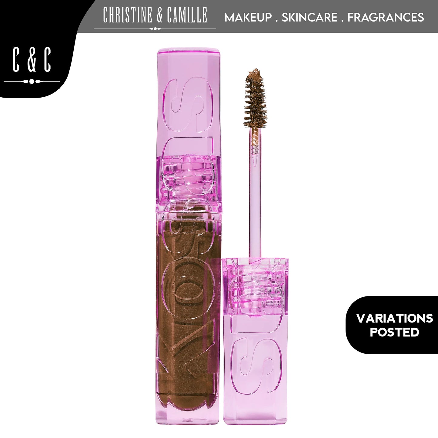 Kosas Air Brow Tinted & Clear Volumizing Treatment Brow Gel