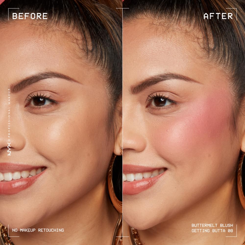 NYX Buttermelt Powder Blush 5g | Fade & Transfer Resistant