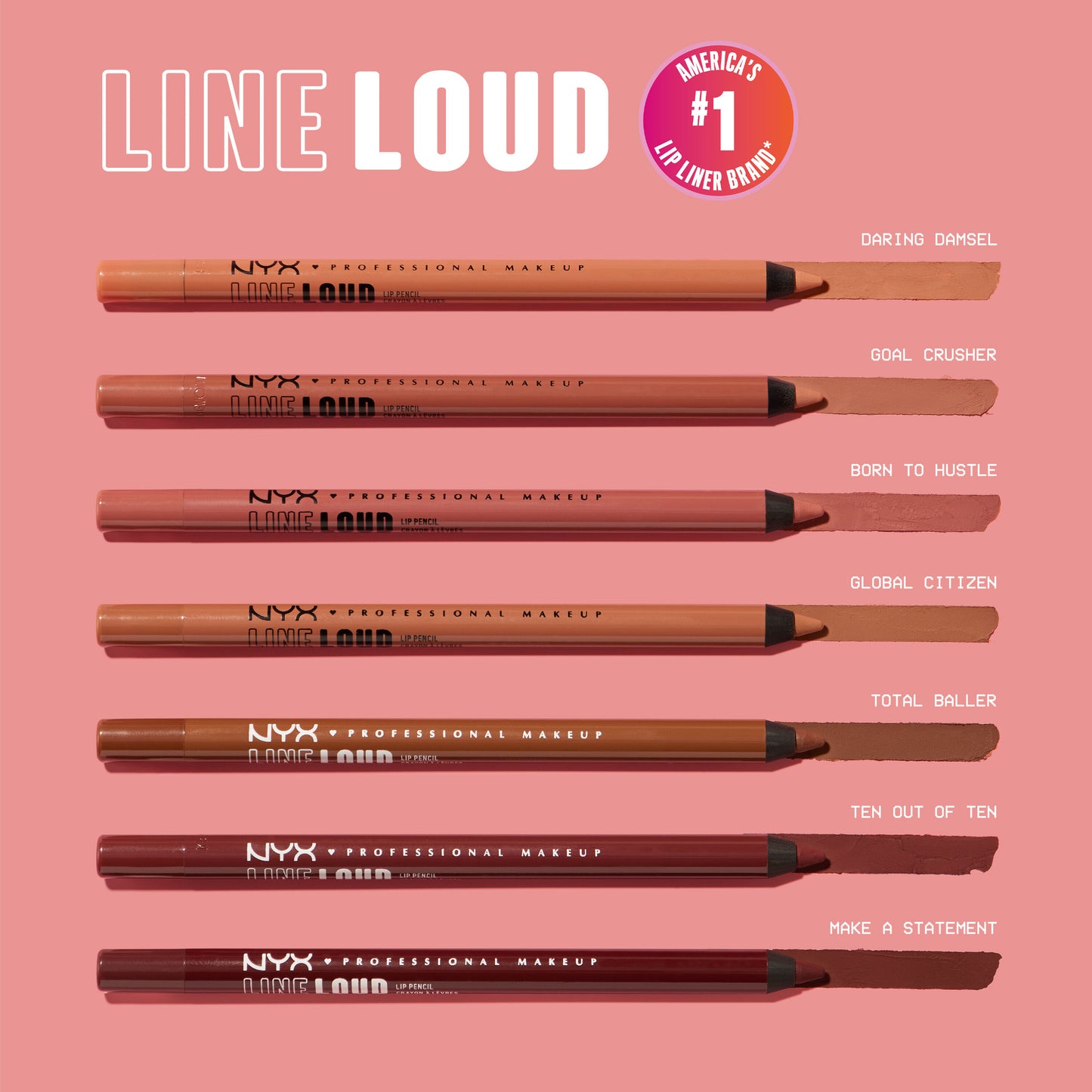 NYX Line Loud Lip Pencil 1.2g