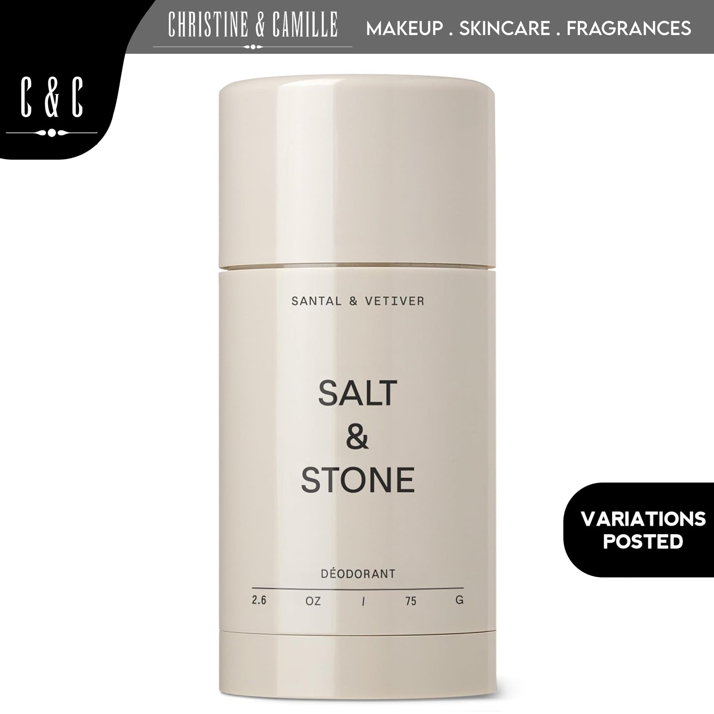 Salt & Stone Natural Deodorant 75g